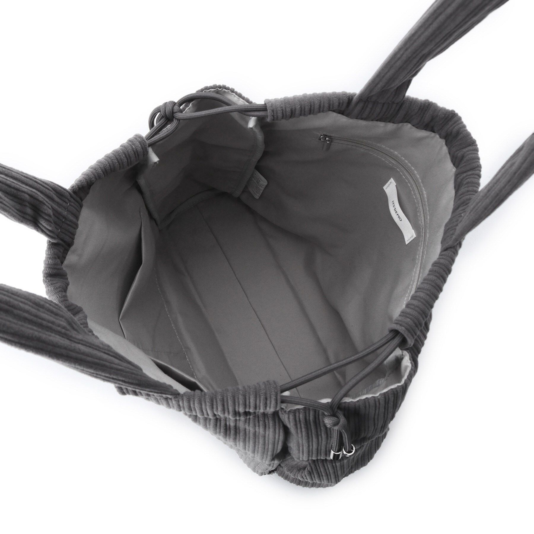 ITS&rsquo;DEMO「【A4対応】コーデュロイ巾着トート」|トートバッグ|