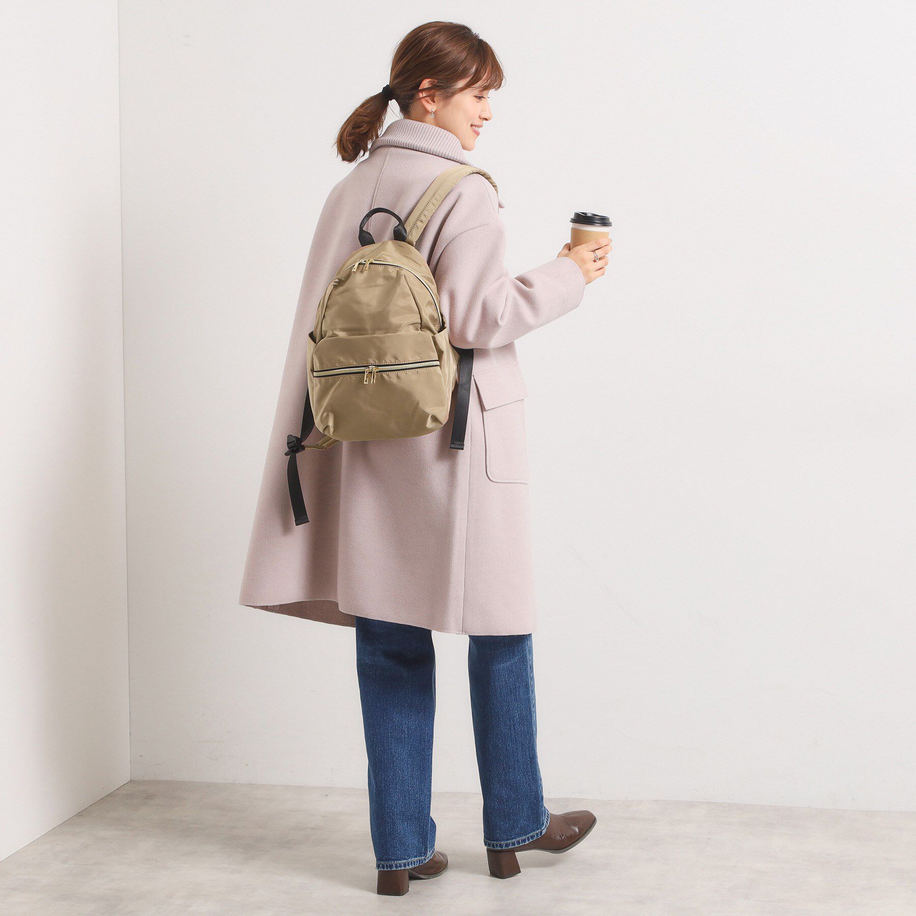 ITS&rsquo;DEMO「高密度ポリ10ポケットミディリュック」|リュック|