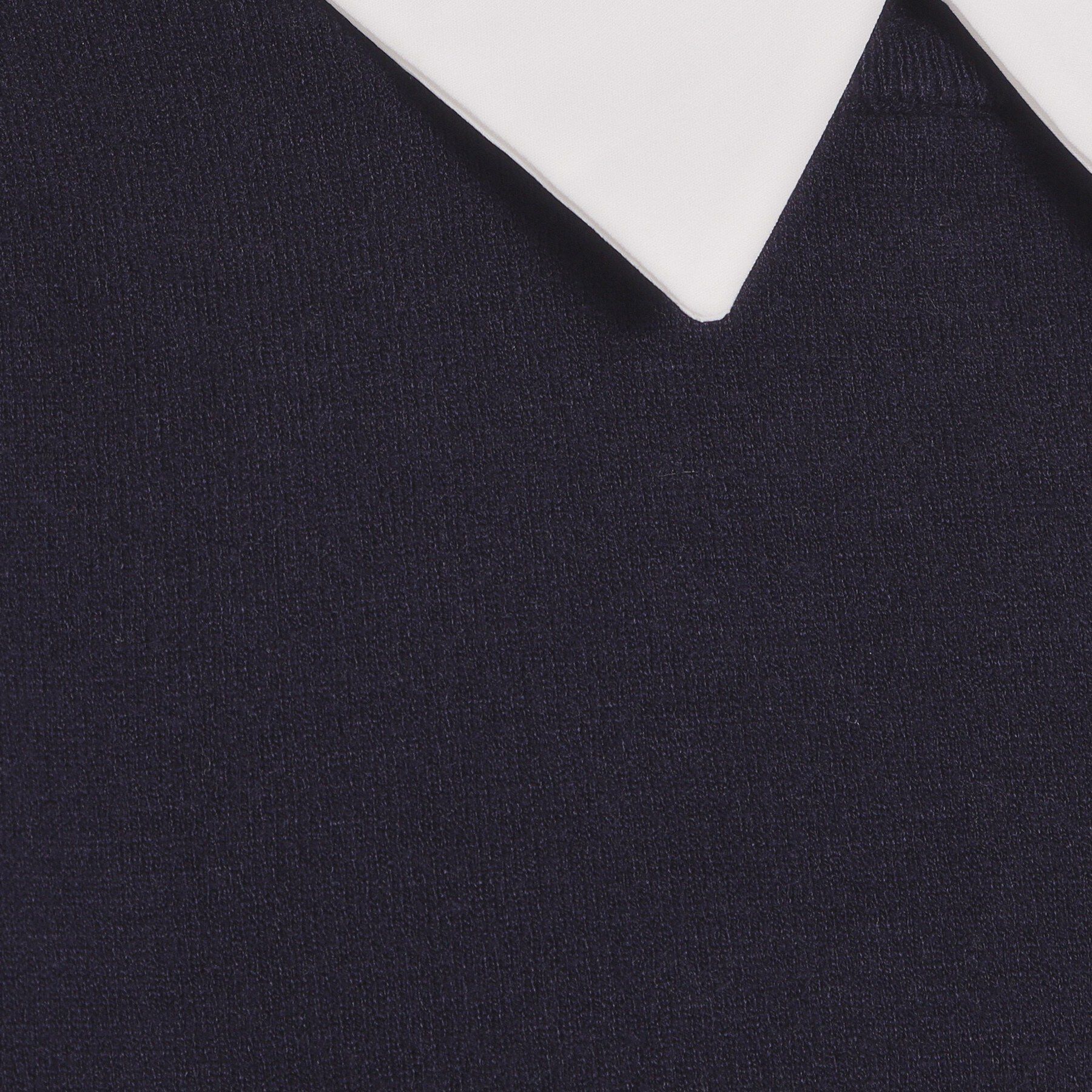 ITS&rsquo;DEMO「【手洗い可】シャツ襟付きニット」|ニット・セーター|