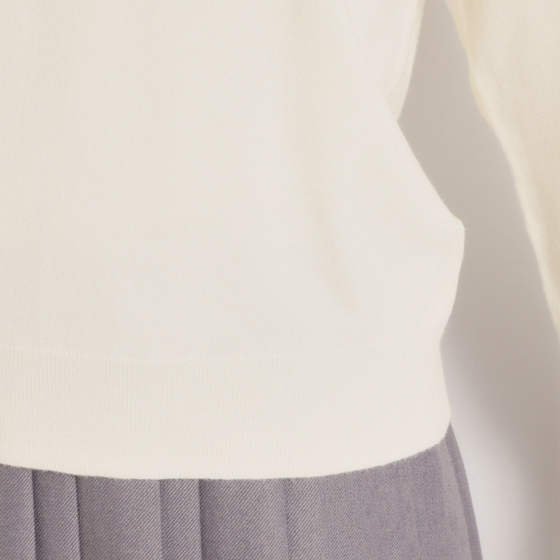 ITS&rsquo;DEMO「【手洗い可】シャツ襟付きニット」|ニット・セーター|