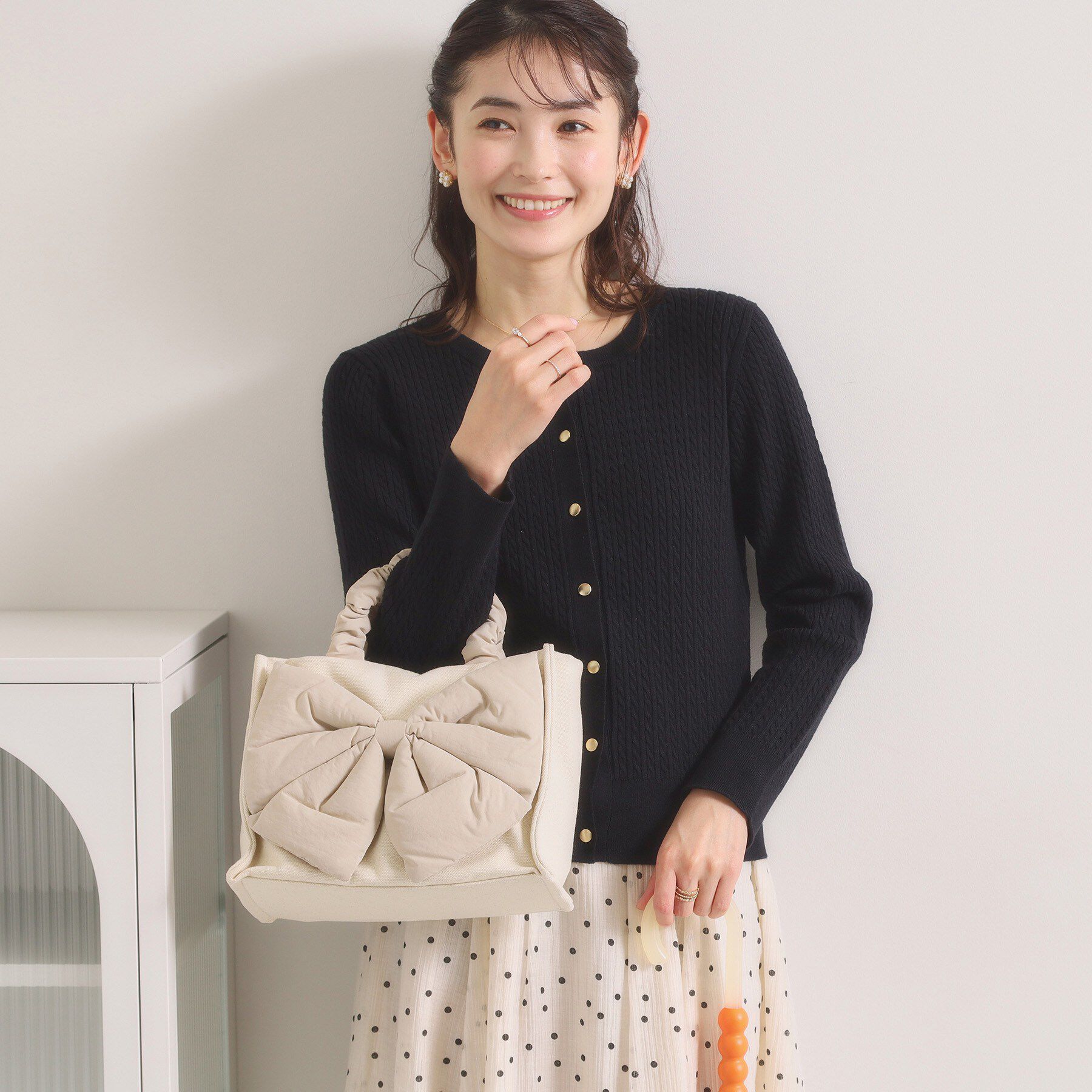 ITS&rsquo;DEMO「リボンモチーフミニショルダー」|ショルダー・メッセンジャー|