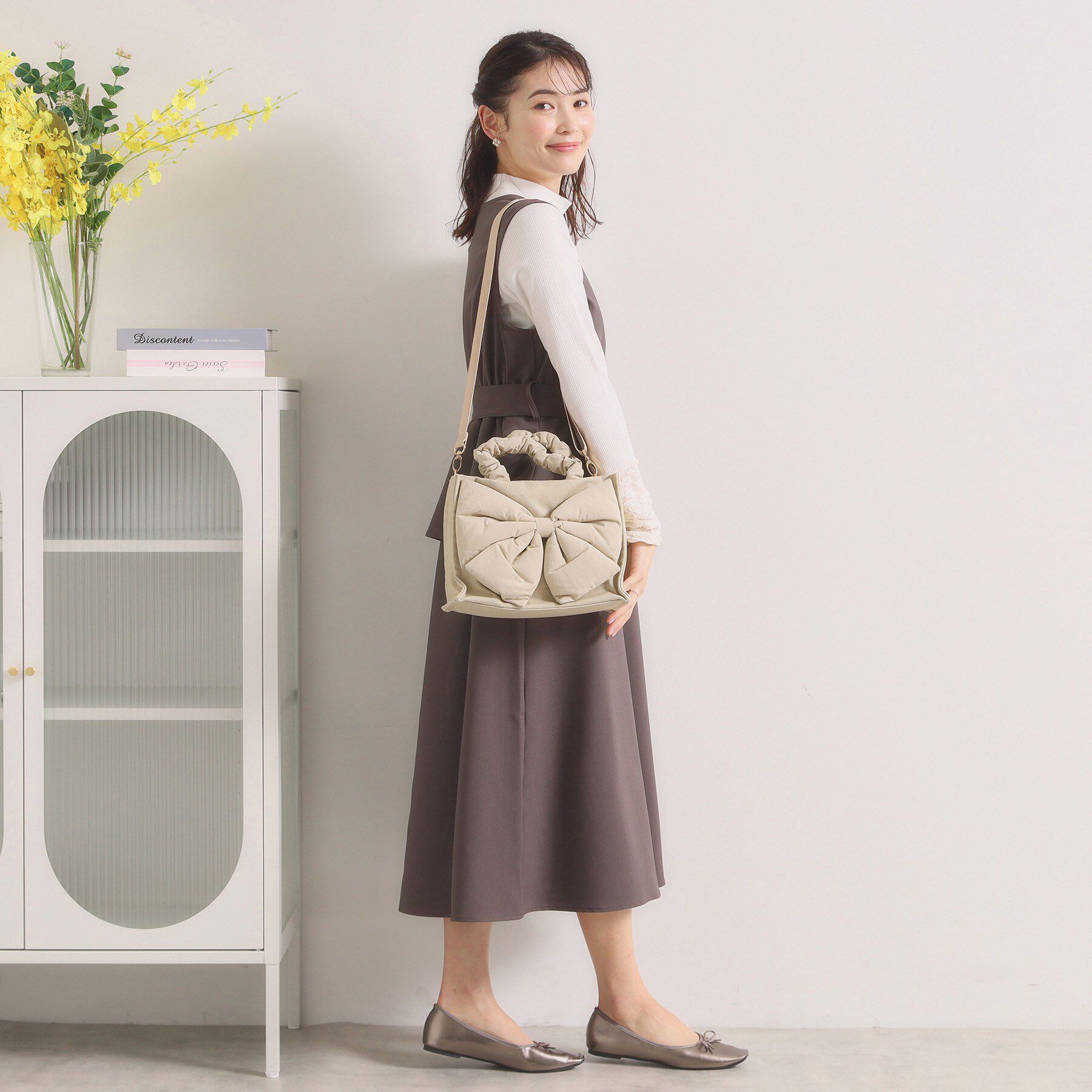 ITS&rsquo;DEMO「リボンモチーフミニショルダー」|ショルダー・メッセンジャー|