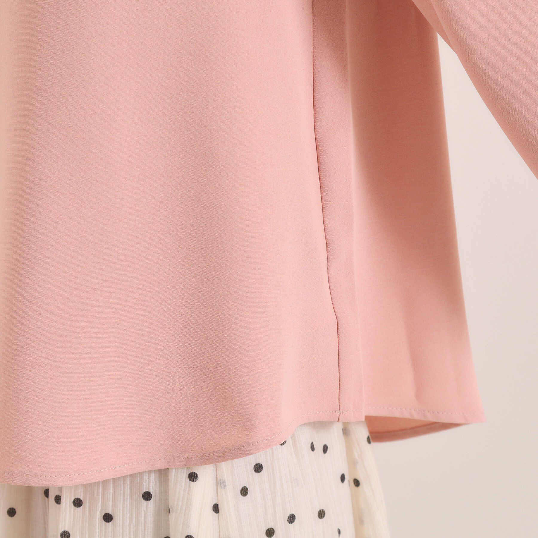 ITS&rsquo;DEMO「【手洗い可】袖スリットレースブラウス」|シャツ・ブラウス|