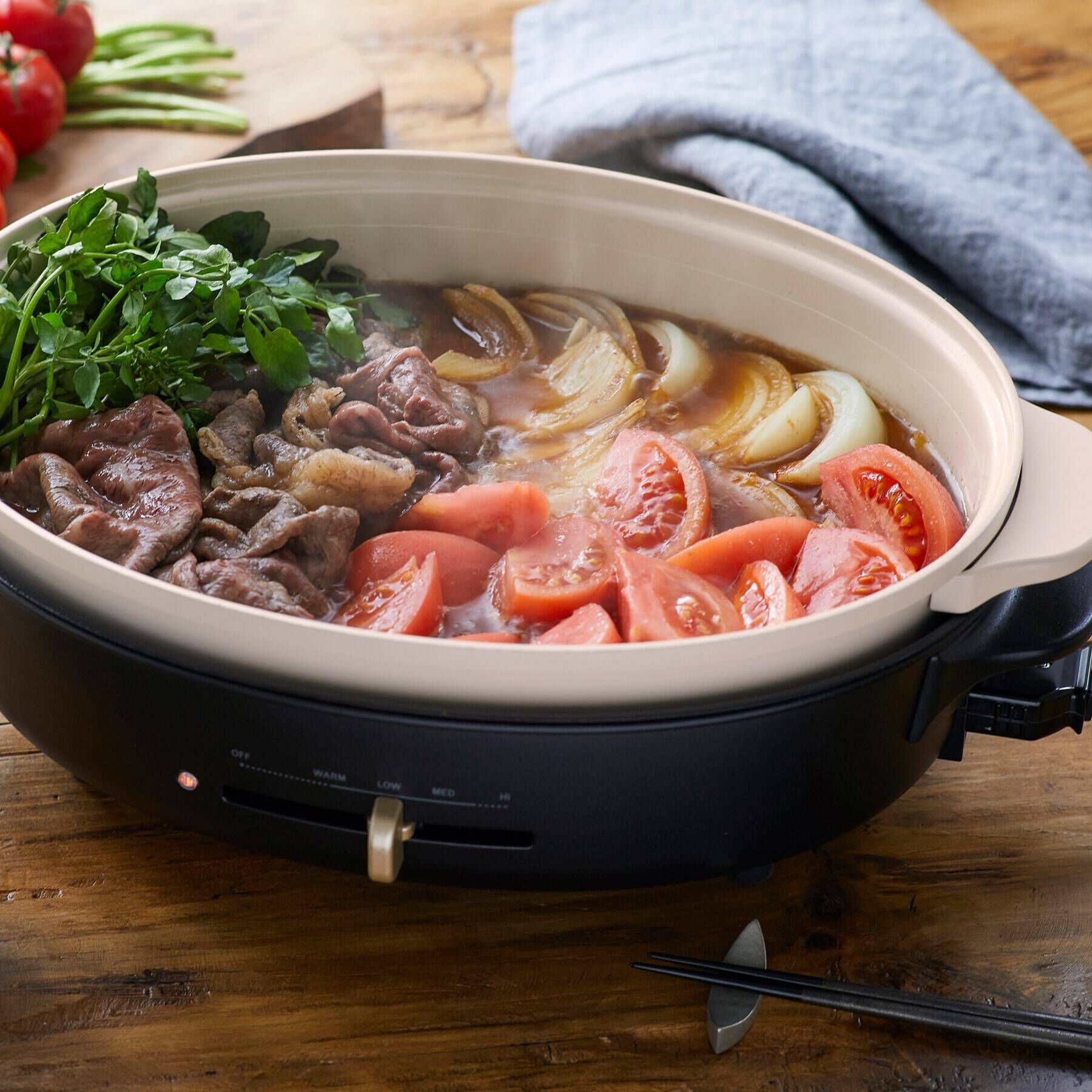 212 KITCHEN STORE「オーバルホットプレート ブラック ＜BRUNO ブルーノ＞」|食器・キッチングッズ|