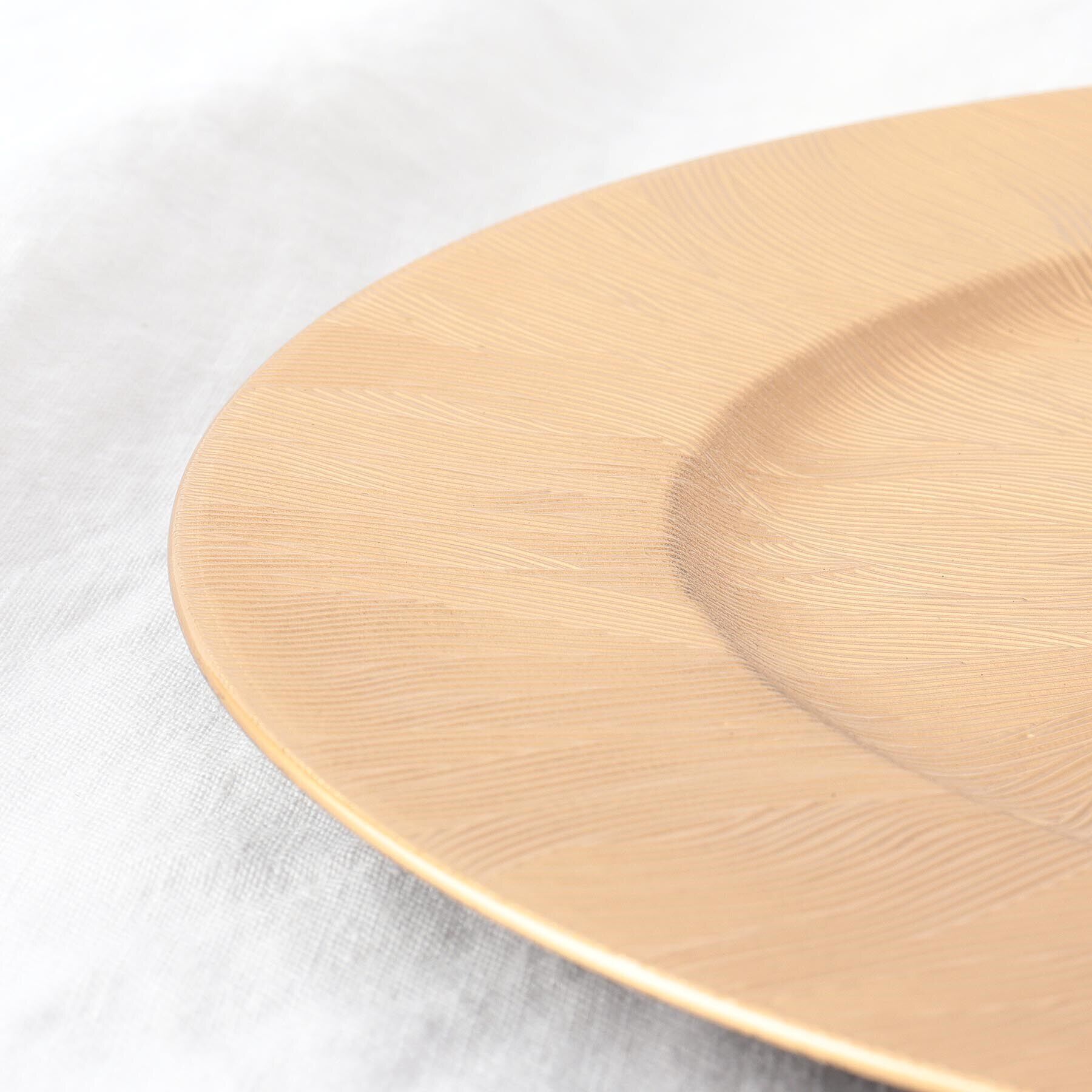 212 KITCHEN STORE「チャージャープレート リーフウェーブ ゴールド シェーンプラス CH20233-Ｇ」|食器・キッチングッズ|