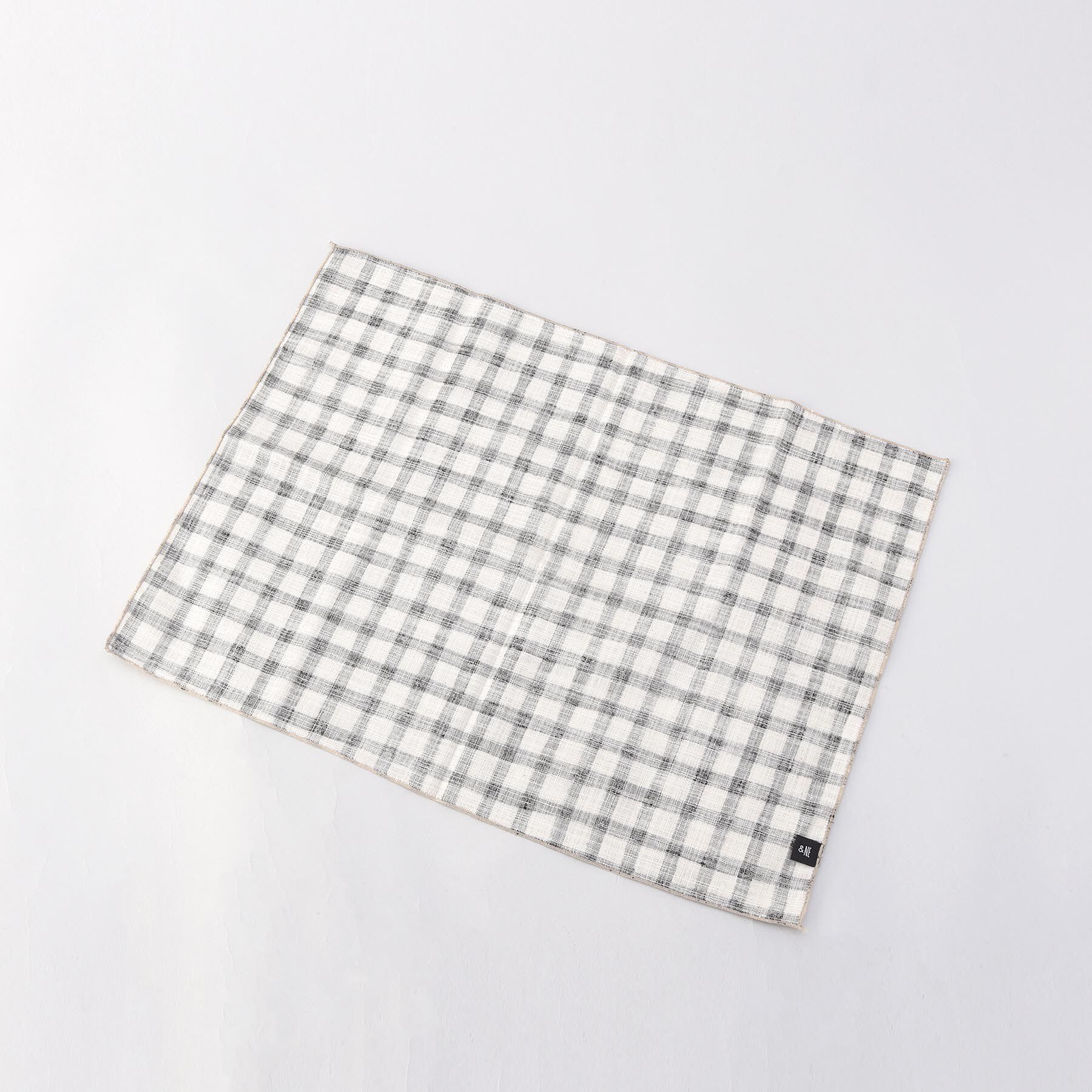 212 KITCHEN STORE「ランチョンマット リネンライクチェック BK」|食器・キッチングッズ|