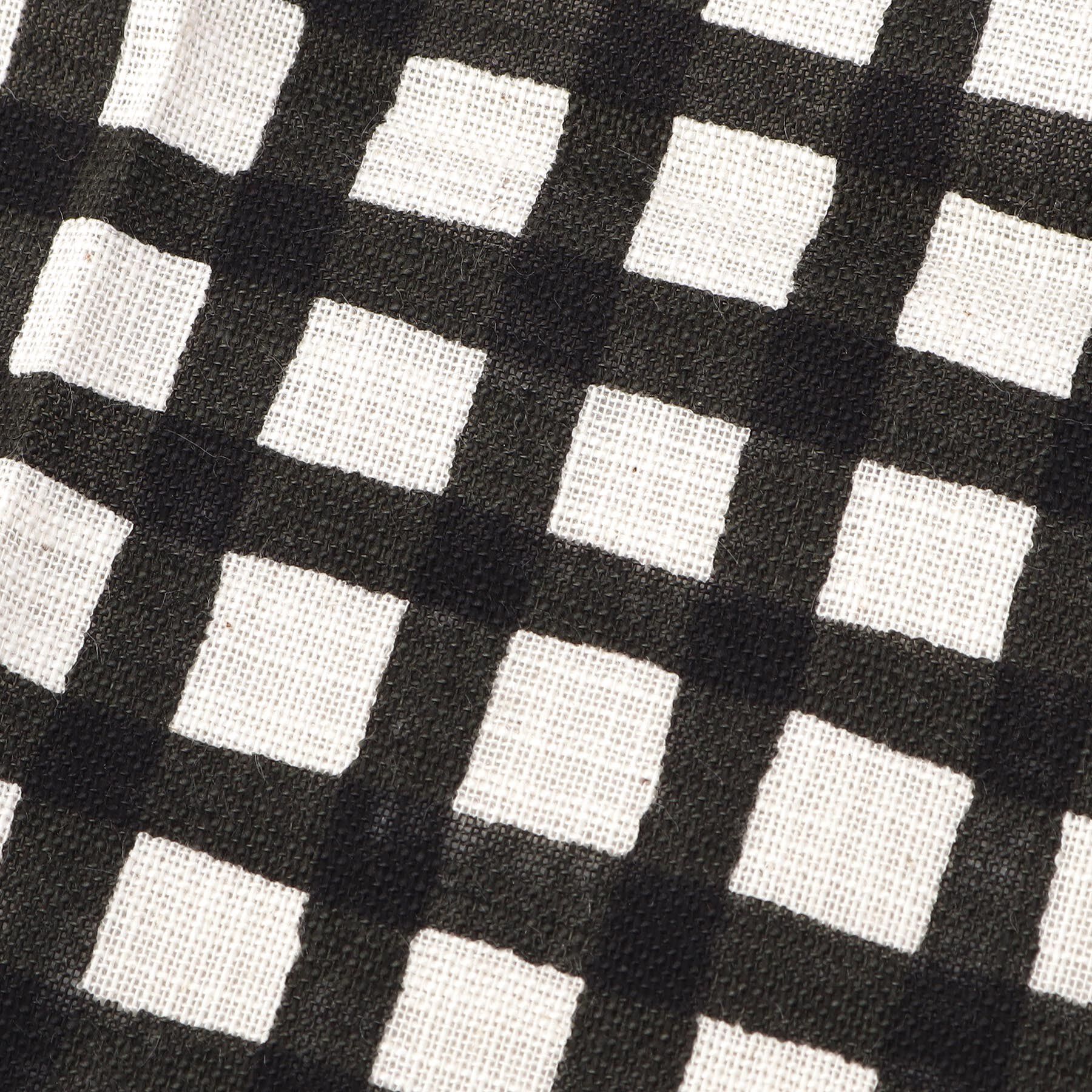 212 KITCHEN STORE「ランチョンマット リネンライクチェック BK」|食器・キッチングッズ|