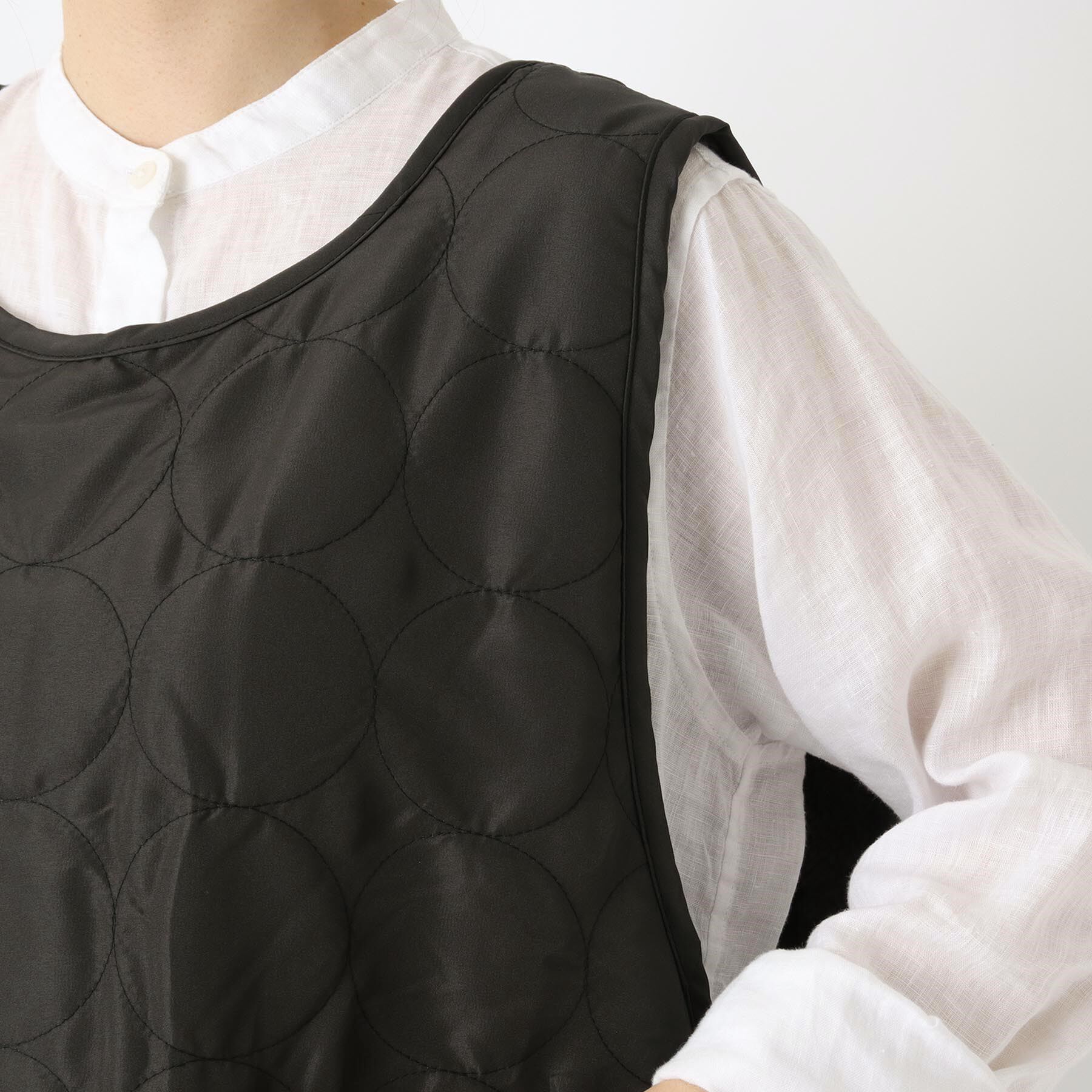 212 KITCHEN STORE「ローマン キルトショートタブリエ BK」|食器・キッチングッズ|