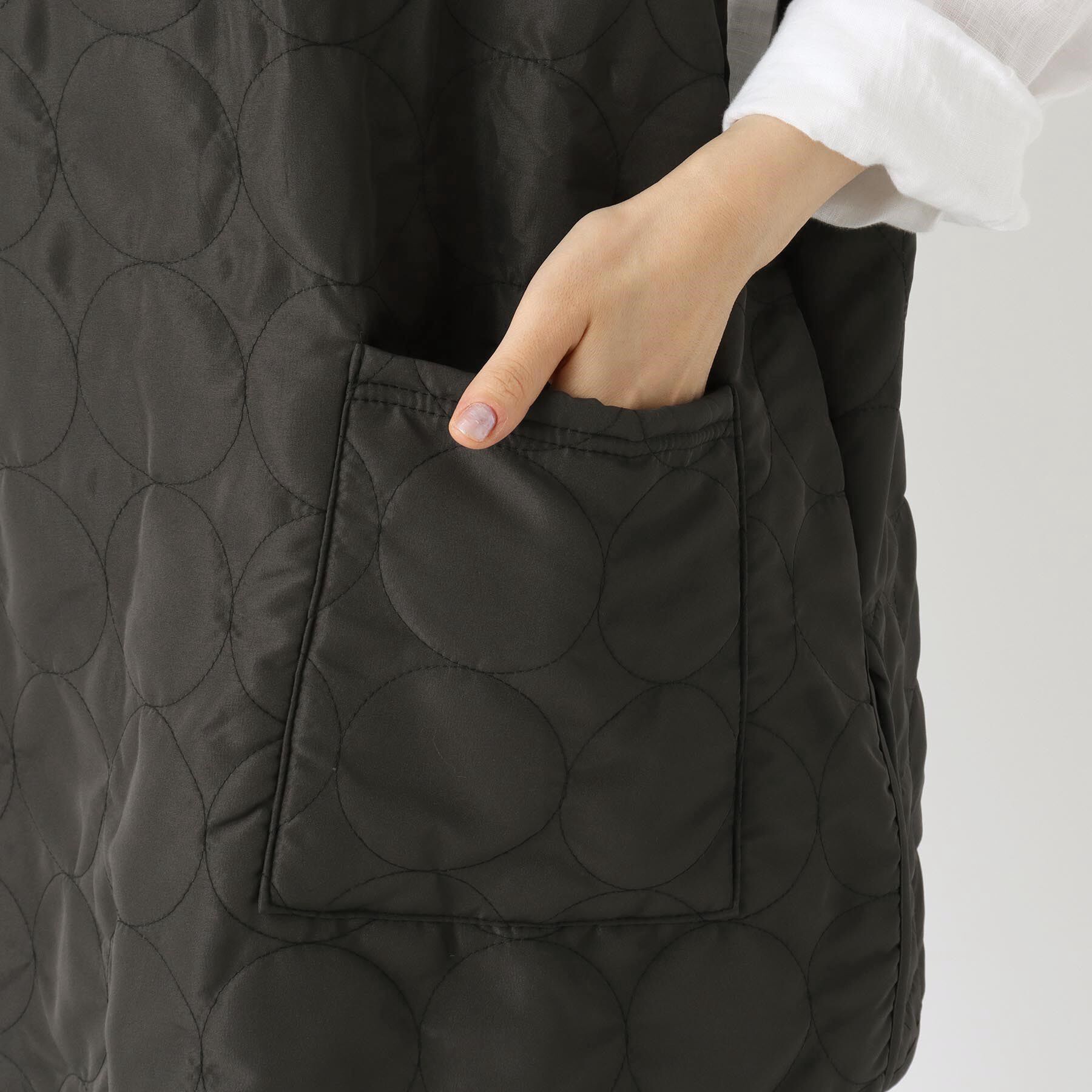 212 KITCHEN STORE「ローマン キルトショートタブリエ BK」|食器・キッチングッズ|