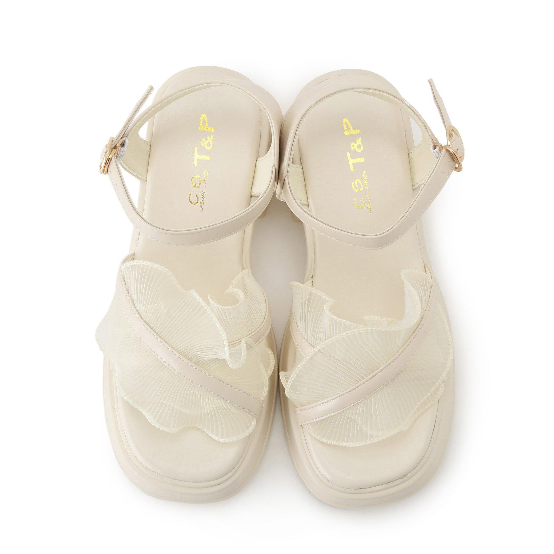 csT&P「チュールフリルサンダル」|サンダル|