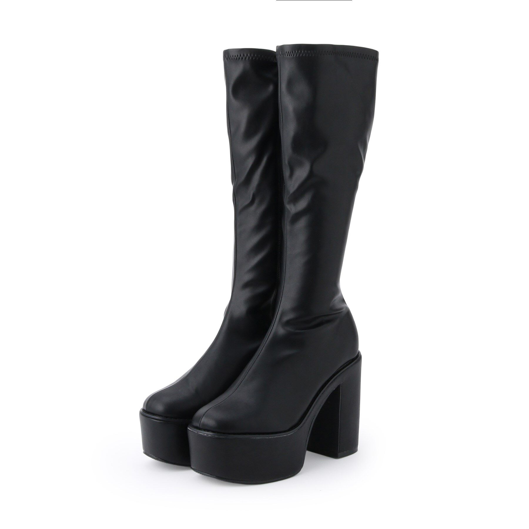 csT&P「厚底プレーンブーツ」|ショートブーツ|