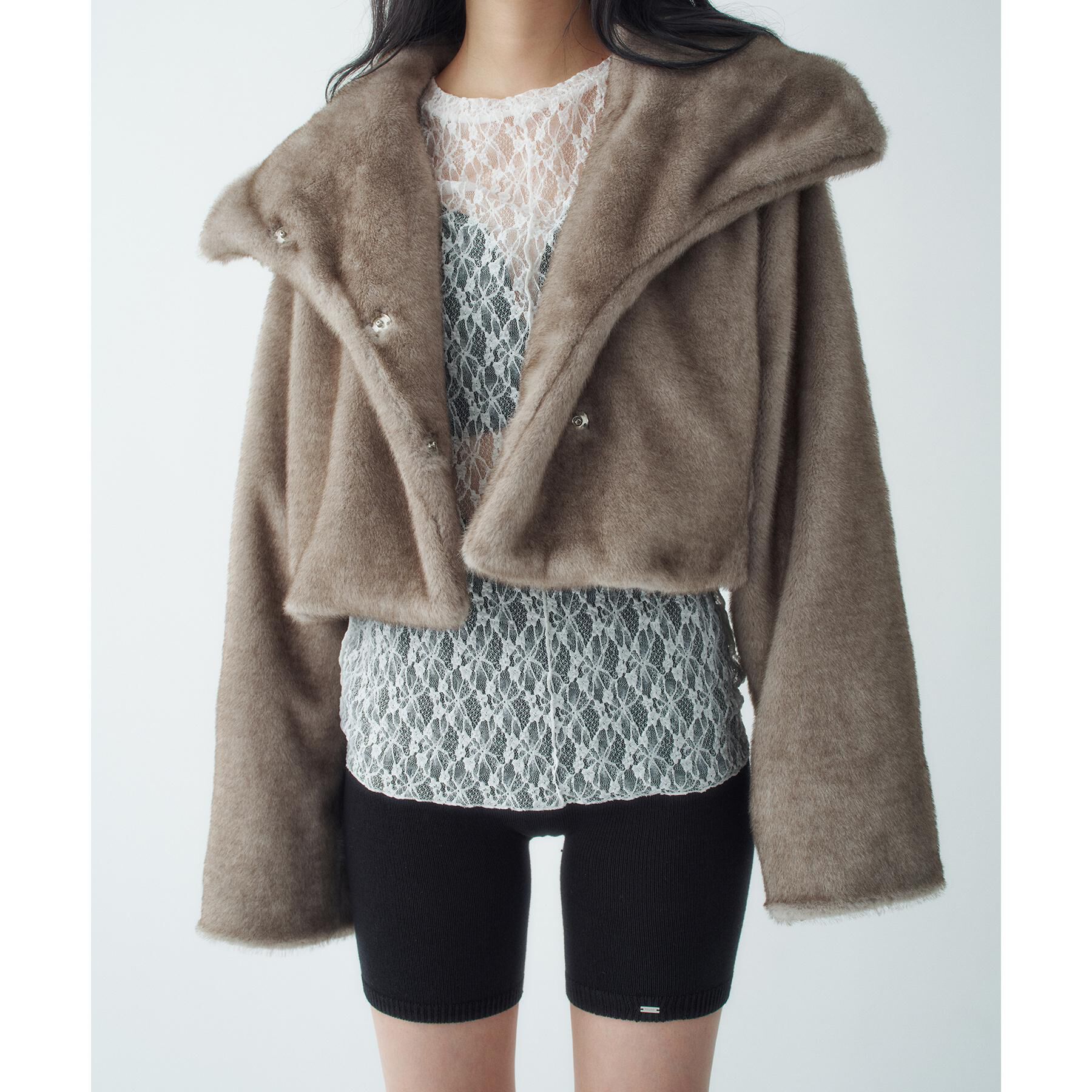 CODE A「heyep｜Silk Short Leggings」|レギンス・スパッツ|