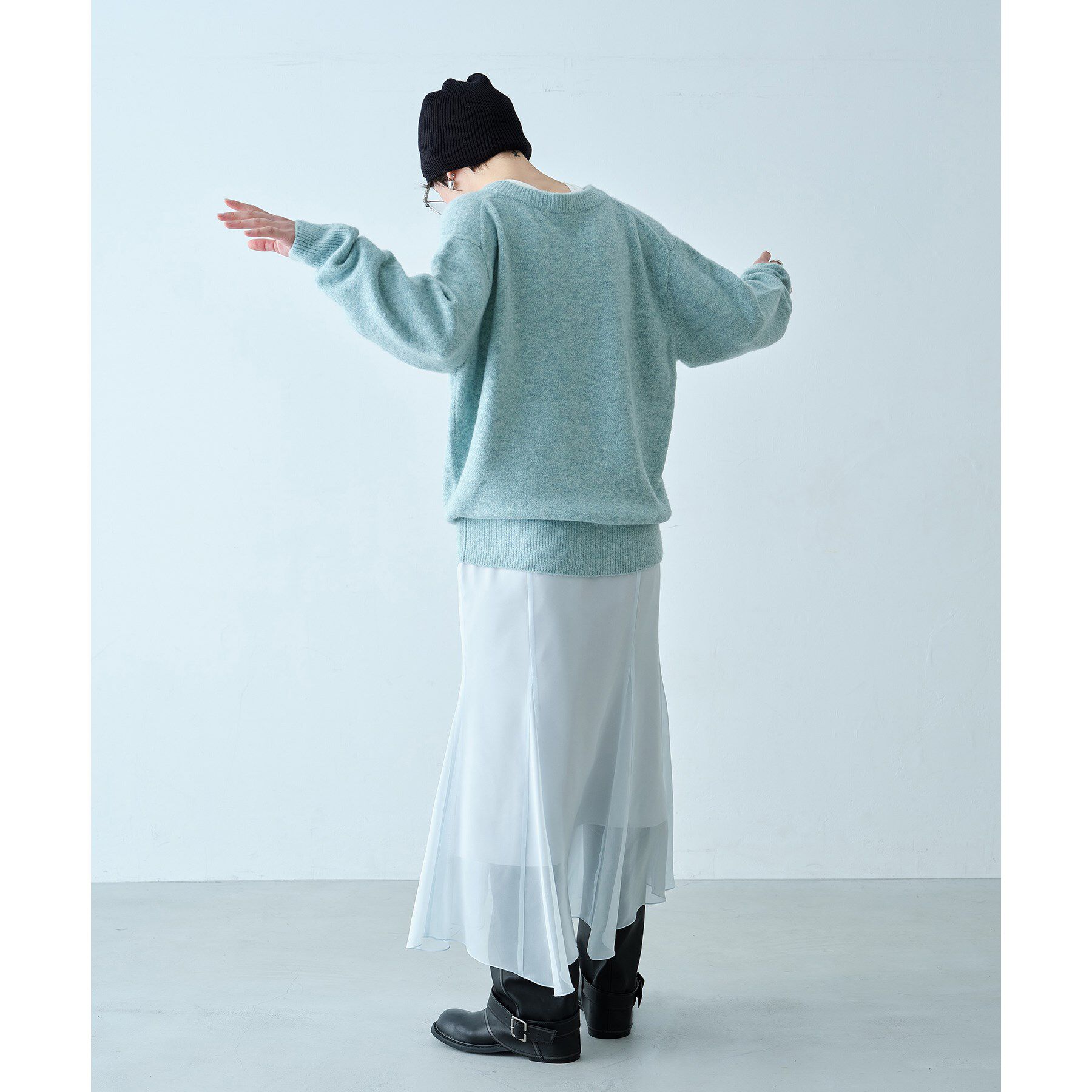 CODE A「M cloudy over V pullover」|ニット・セーター|