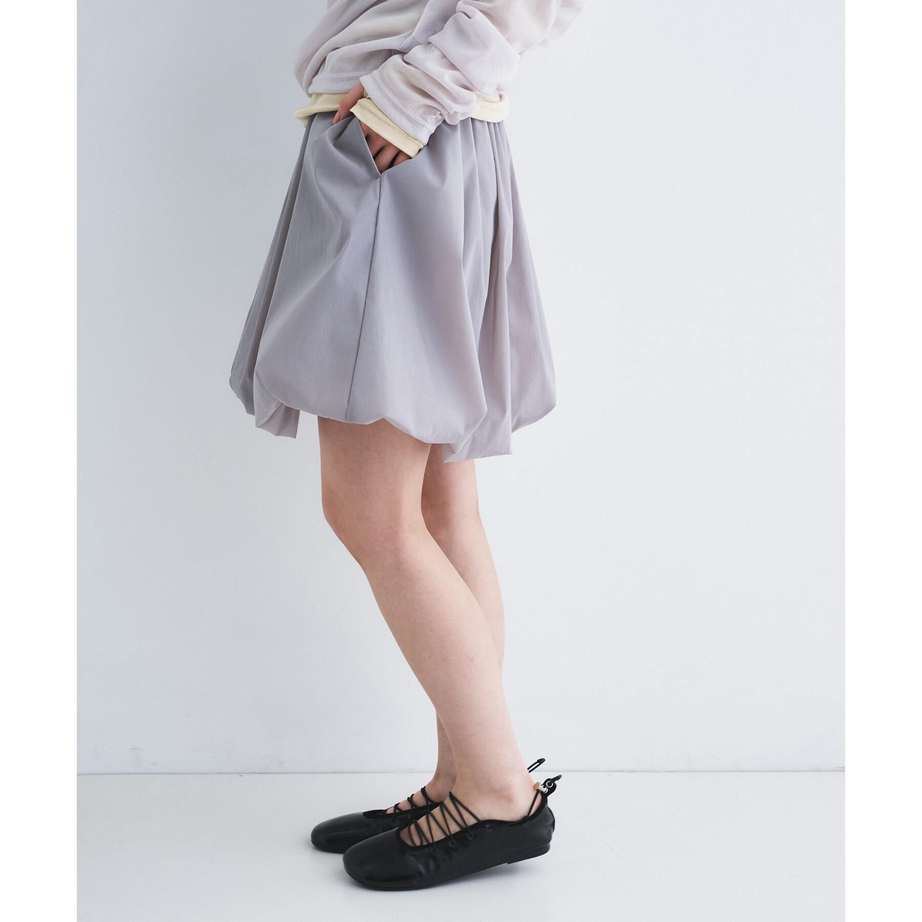 CODE A「balloon easy skirt」|スカート|
