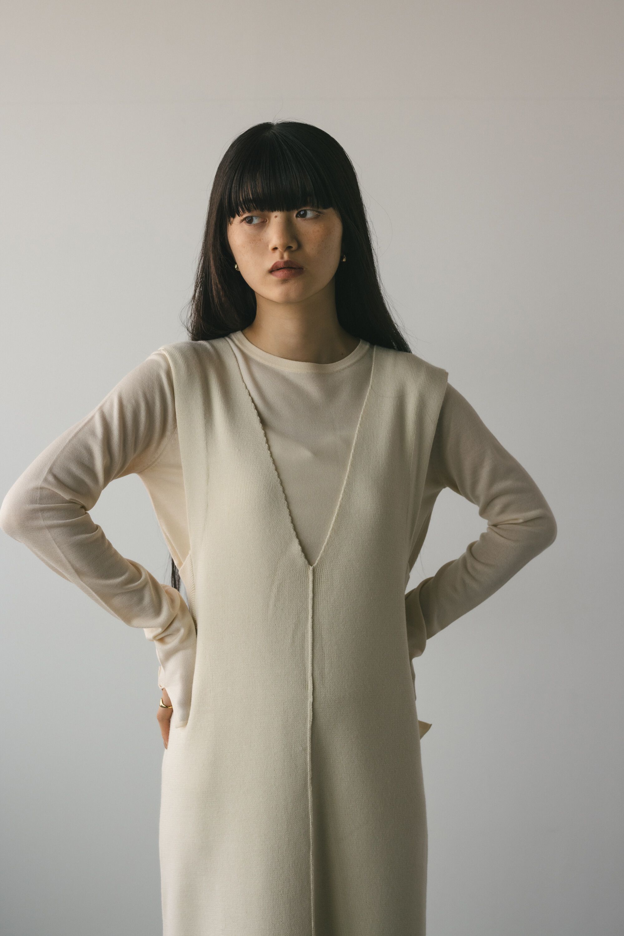 STYLEMIXER「バックディティールニットワンピース」|ワンピース|