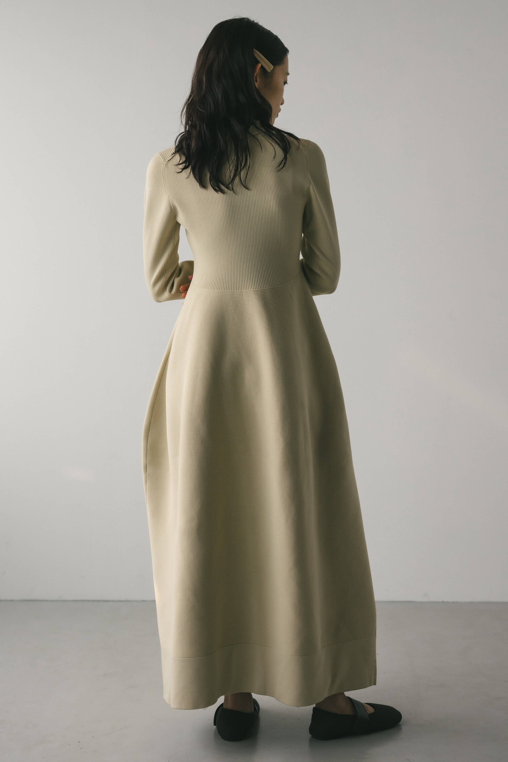 STYLEMIXER「フォルムポロニットワンピース」|ワンピース|