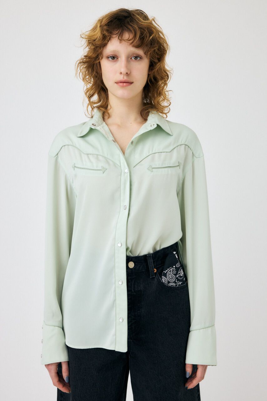MOUSSY「WESTERN シャツ」|シャツ・ブラウス|