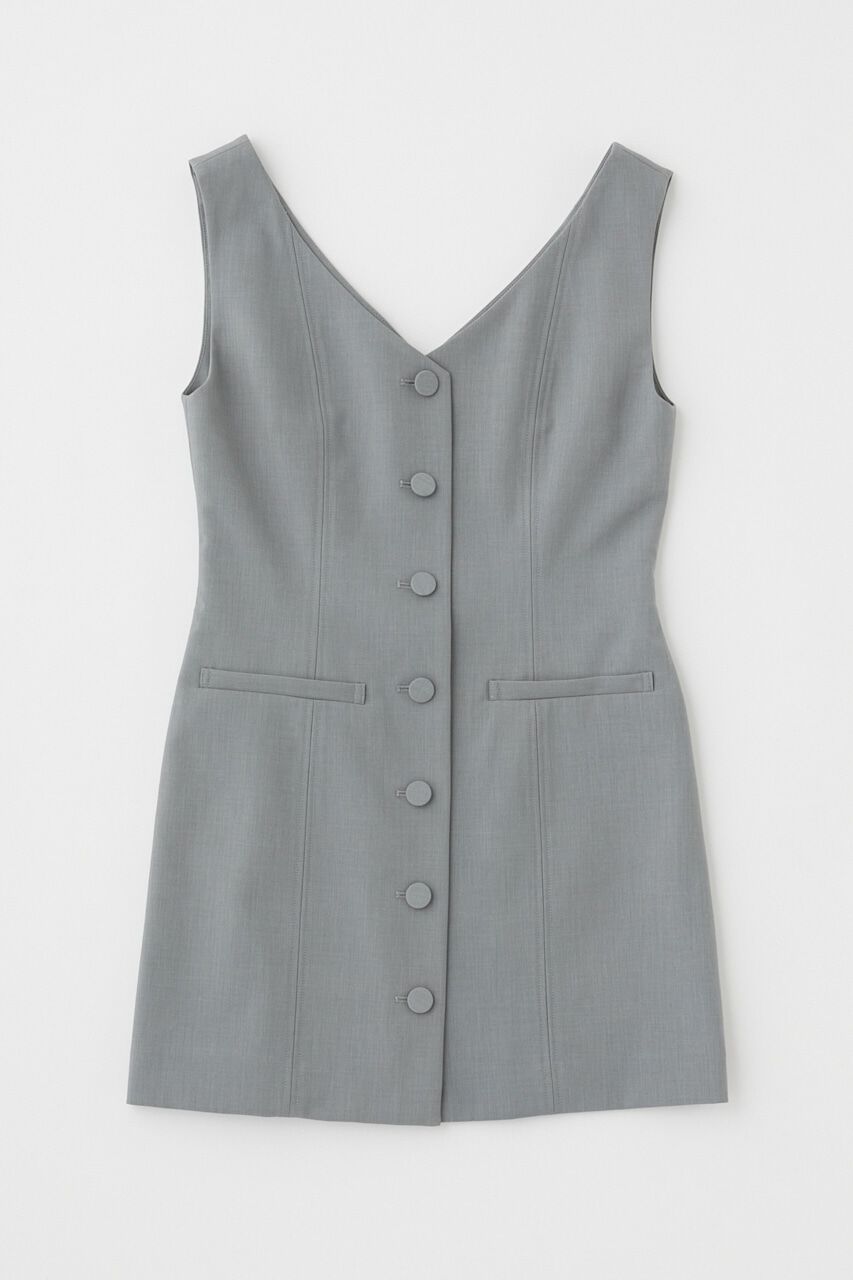 MOUSSY「VEST MINI ドレス」|ワンピース|
