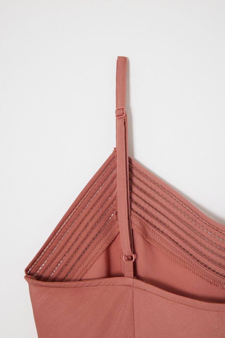 MOUSSY「サテンキャミソール　リサイクルポリエステル&times;レーヨン素材」|キャミソール|