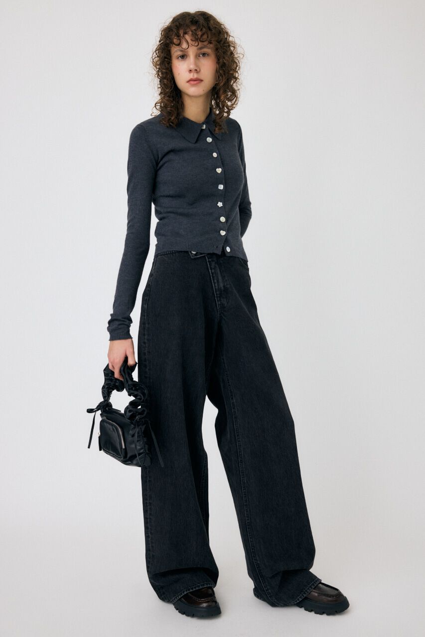 MOUSSY「RANDOM BUTTON カーディガン」|ニット・セーター|