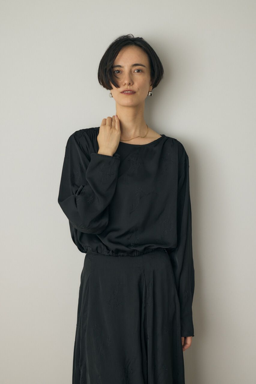 MOUSSY「花柄刺繍ブラウス リサイクルポリエステル使用」|シャツ・ブラウス|