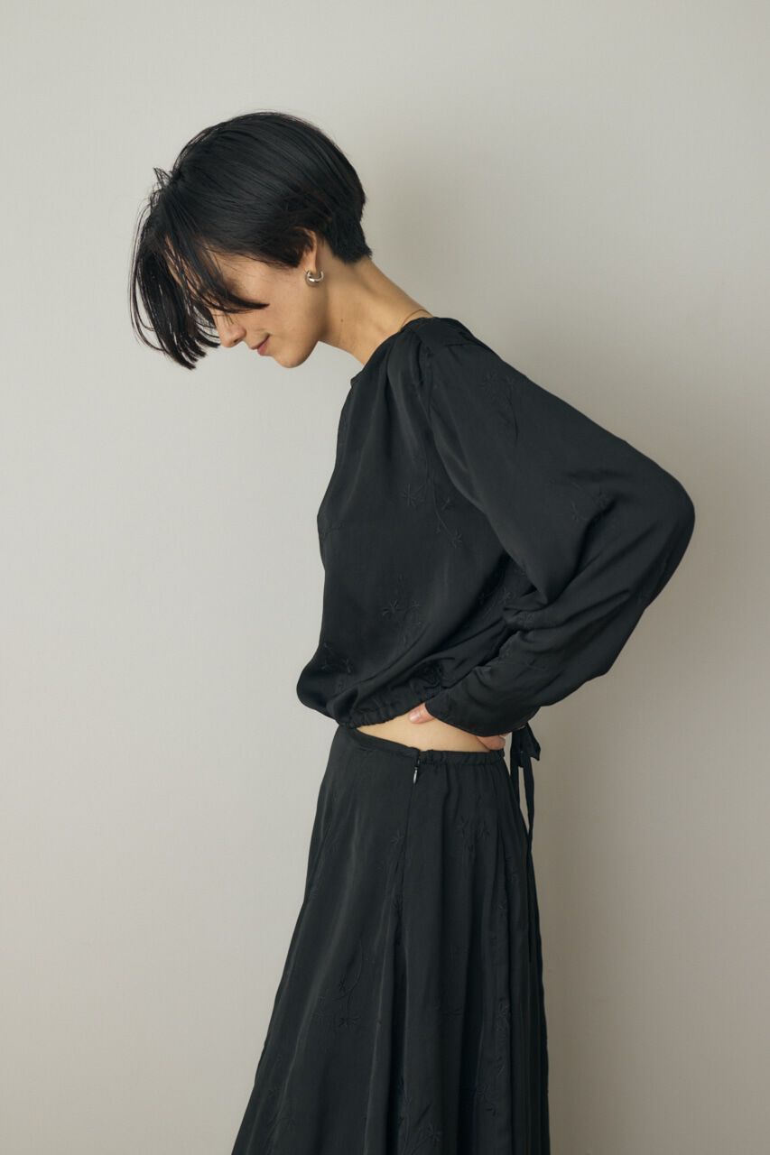 MOUSSY「花柄刺繍ブラウス リサイクルポリエステル使用」|シャツ・ブラウス|