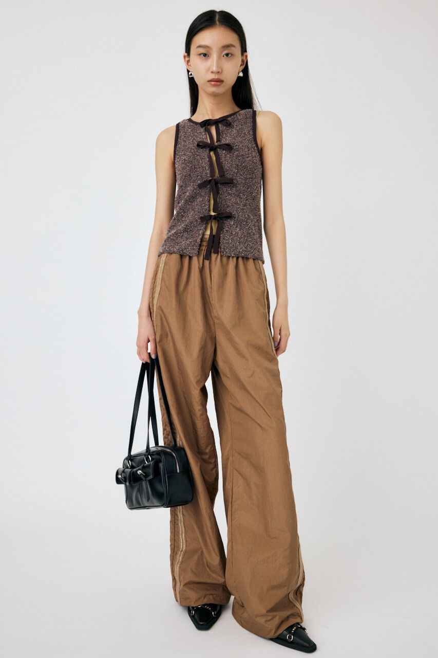 MOUSSY「LINE ワイドパンツ」|その他|BRN