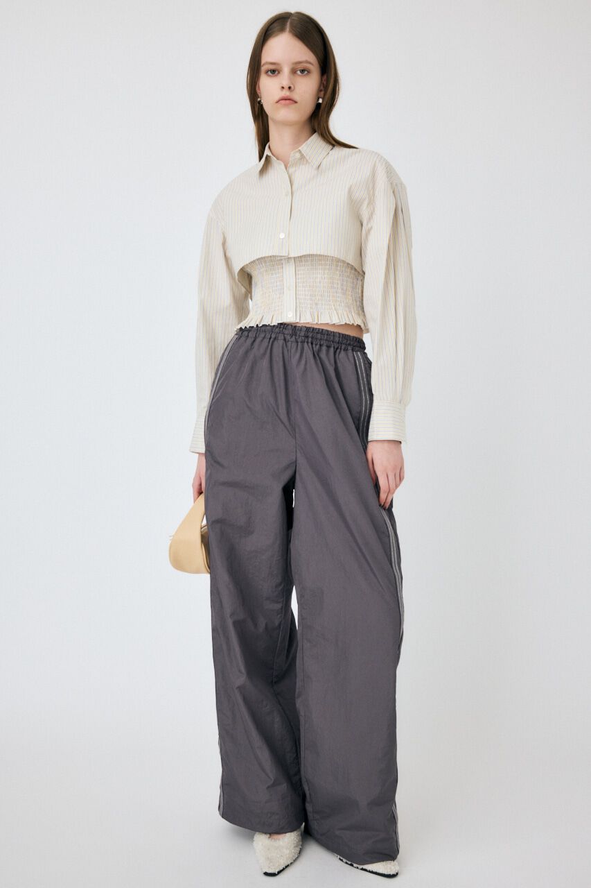 MOUSSY「LINE ワイドパンツ」|その他|GRY