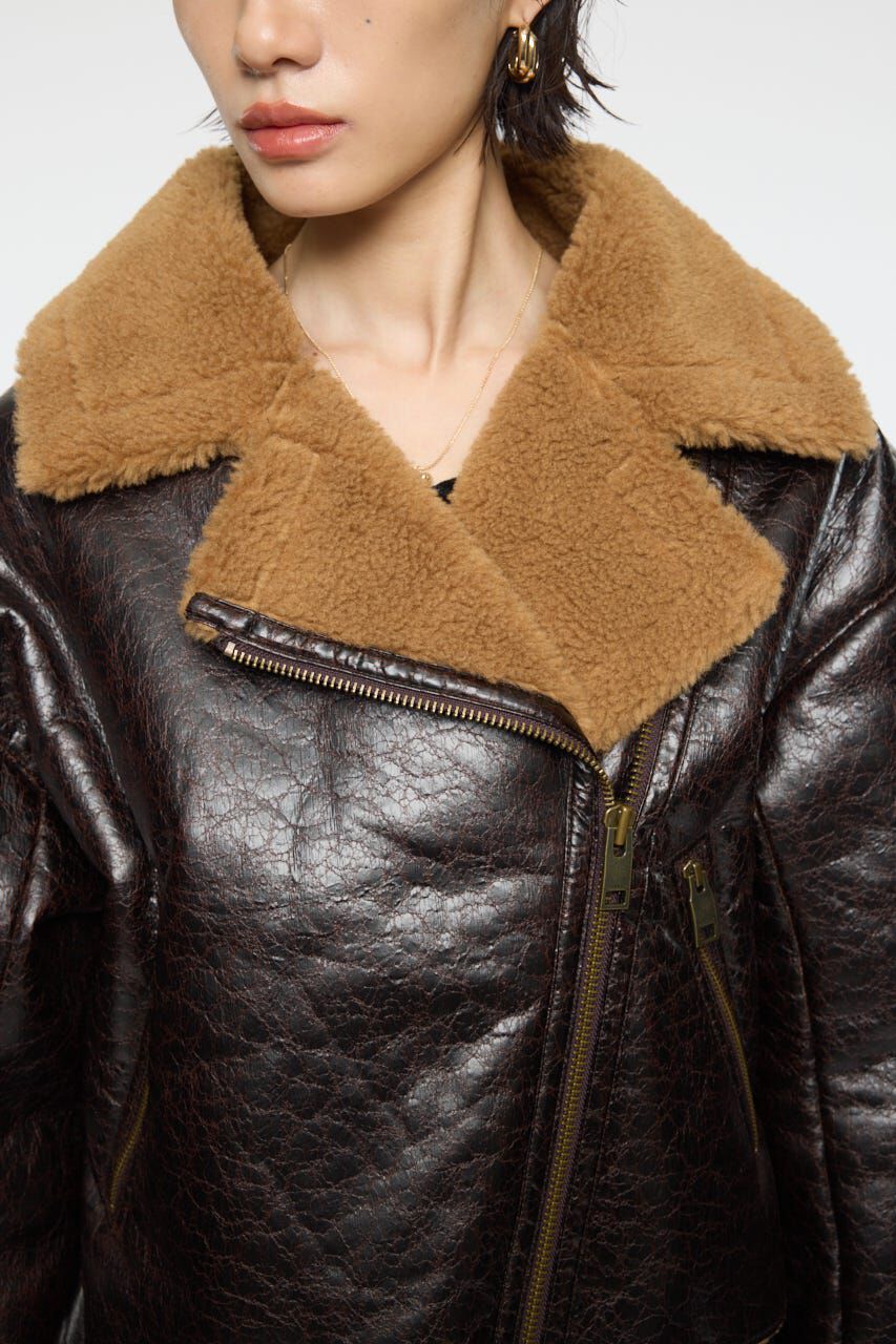 MOUSSY「F/MOUTON B-3」|ブルゾン・スタジャン|