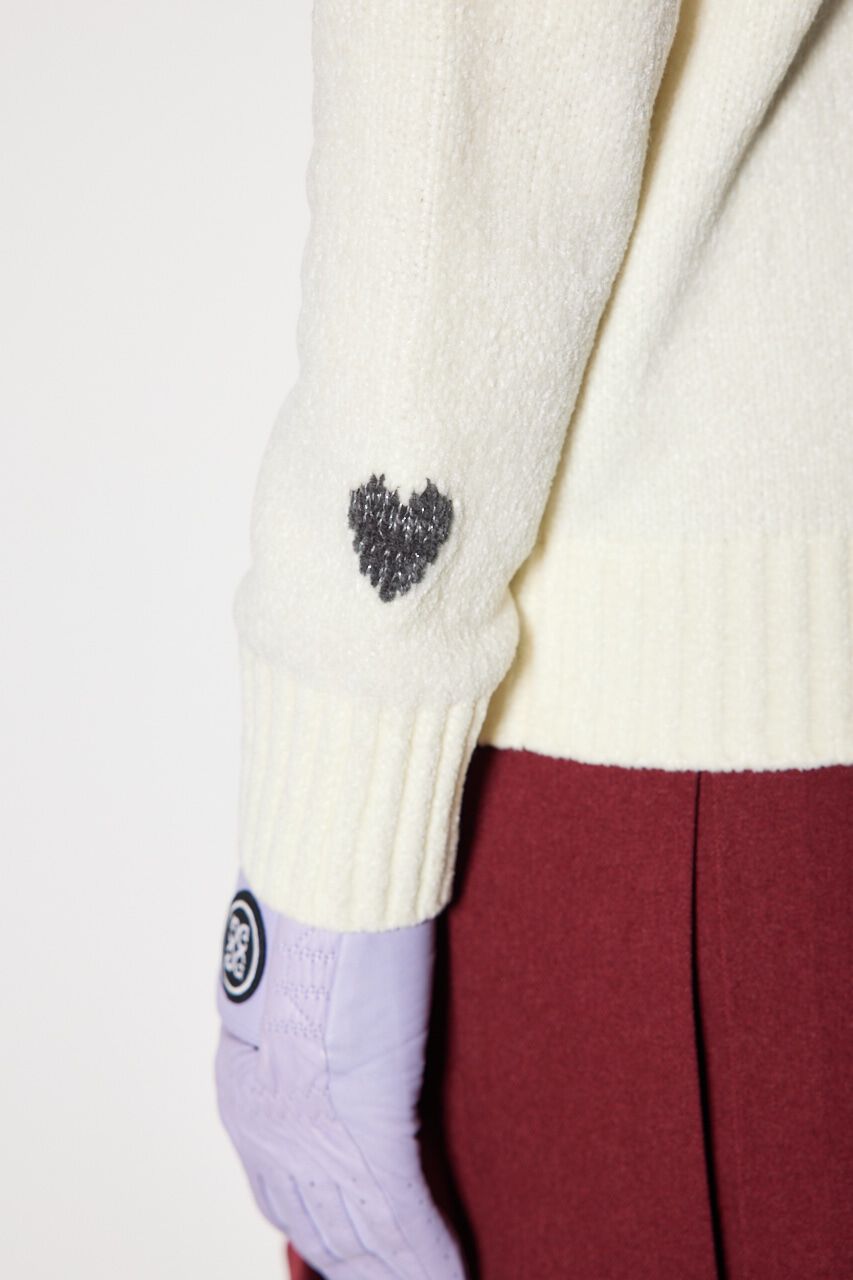 rienda「バストロゴモールニットトップス」|ニット・セーター|