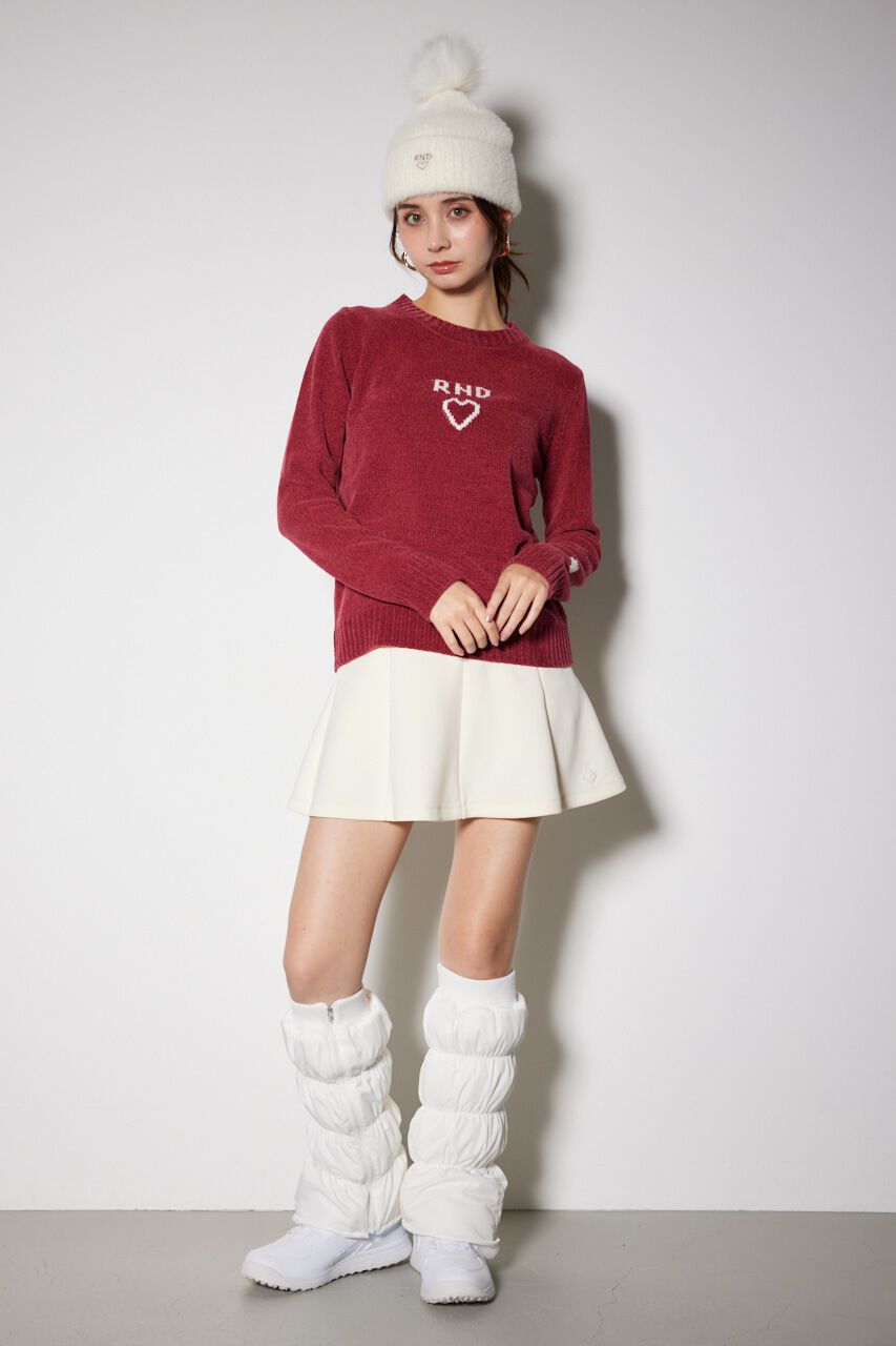 rienda「バストロゴモールニットトップス」|ニット・セーター|