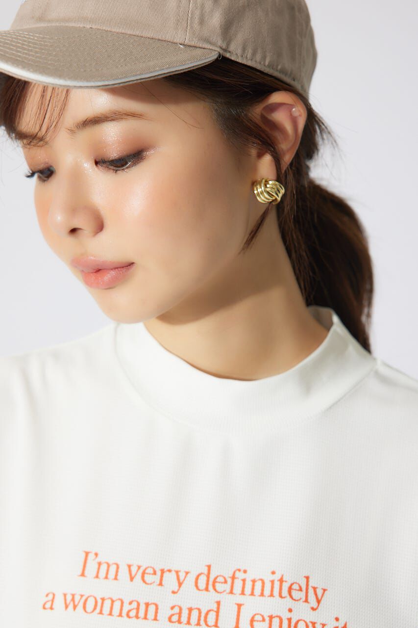 rienda「ロゴプリントルーズTシャツ」|シャツ・ブラウス|