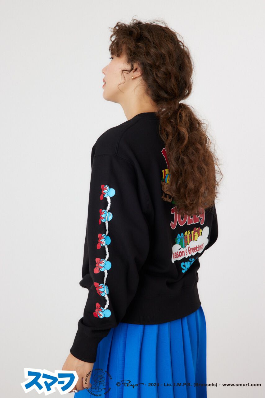 RODEO CROWNS「(THE SMURFS)Xmasスウェットトップス」|パーカー|