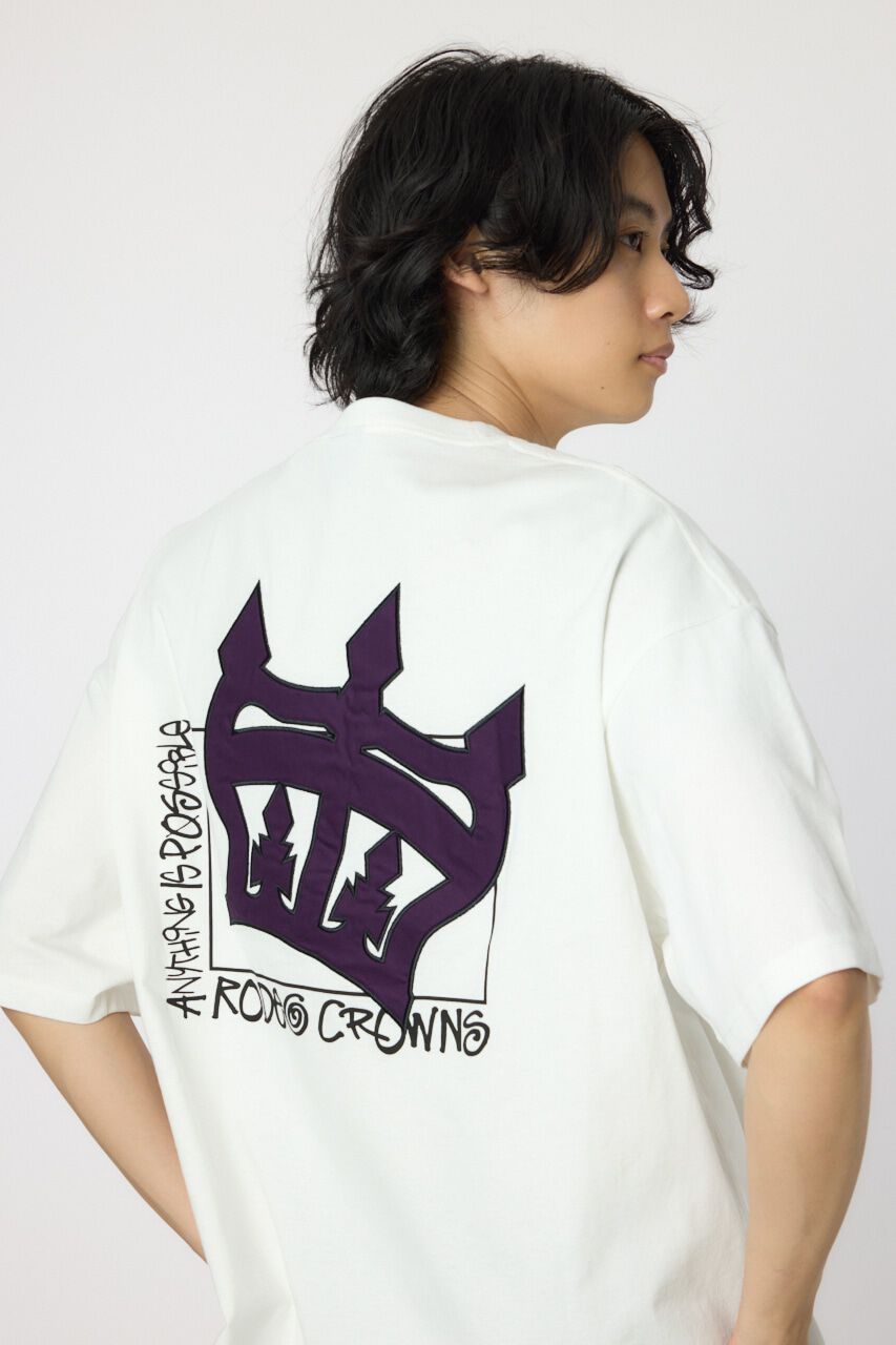 RODEO CROWNS「メンズTagging Big Crownトップス」|Tシャツ・カットソー|O/WHT1