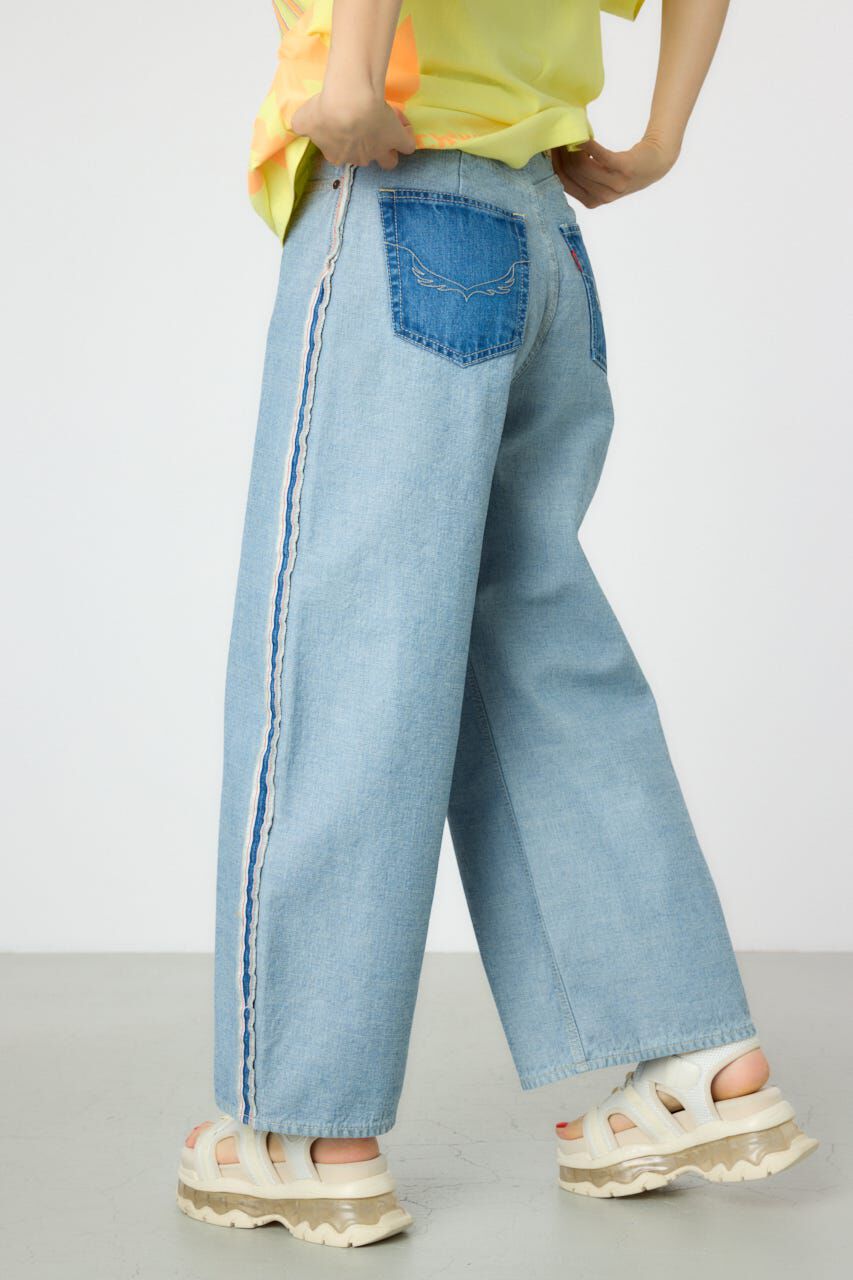 RODEO CROWNS「リバースワイドデニム」|デニム|