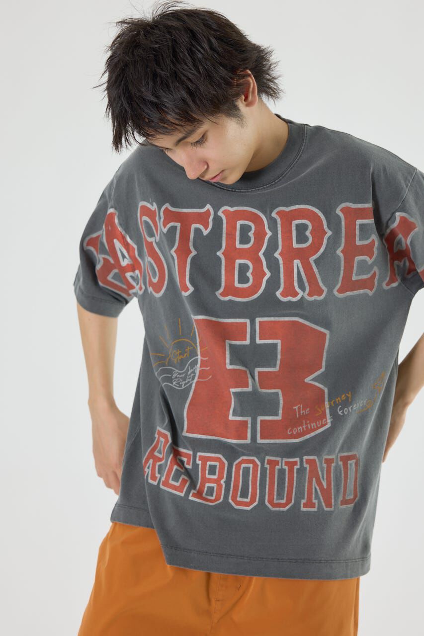 RODEO CROWNS「FASTBREAKピグメントTシャツ」|Tシャツ・カットソー|C.GRY