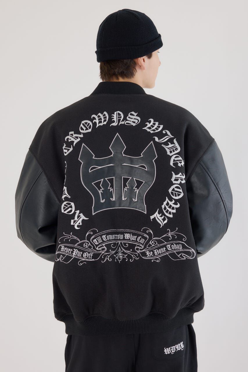 RODEO CROWNS「Blackletter スタジャン」|ブルゾン・スタジャン|