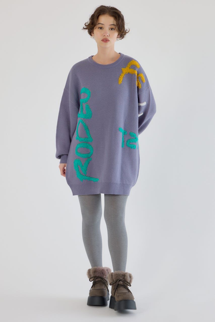 RODEO CROWNS「レタリングロゴニットワンピース」|ワンピース|