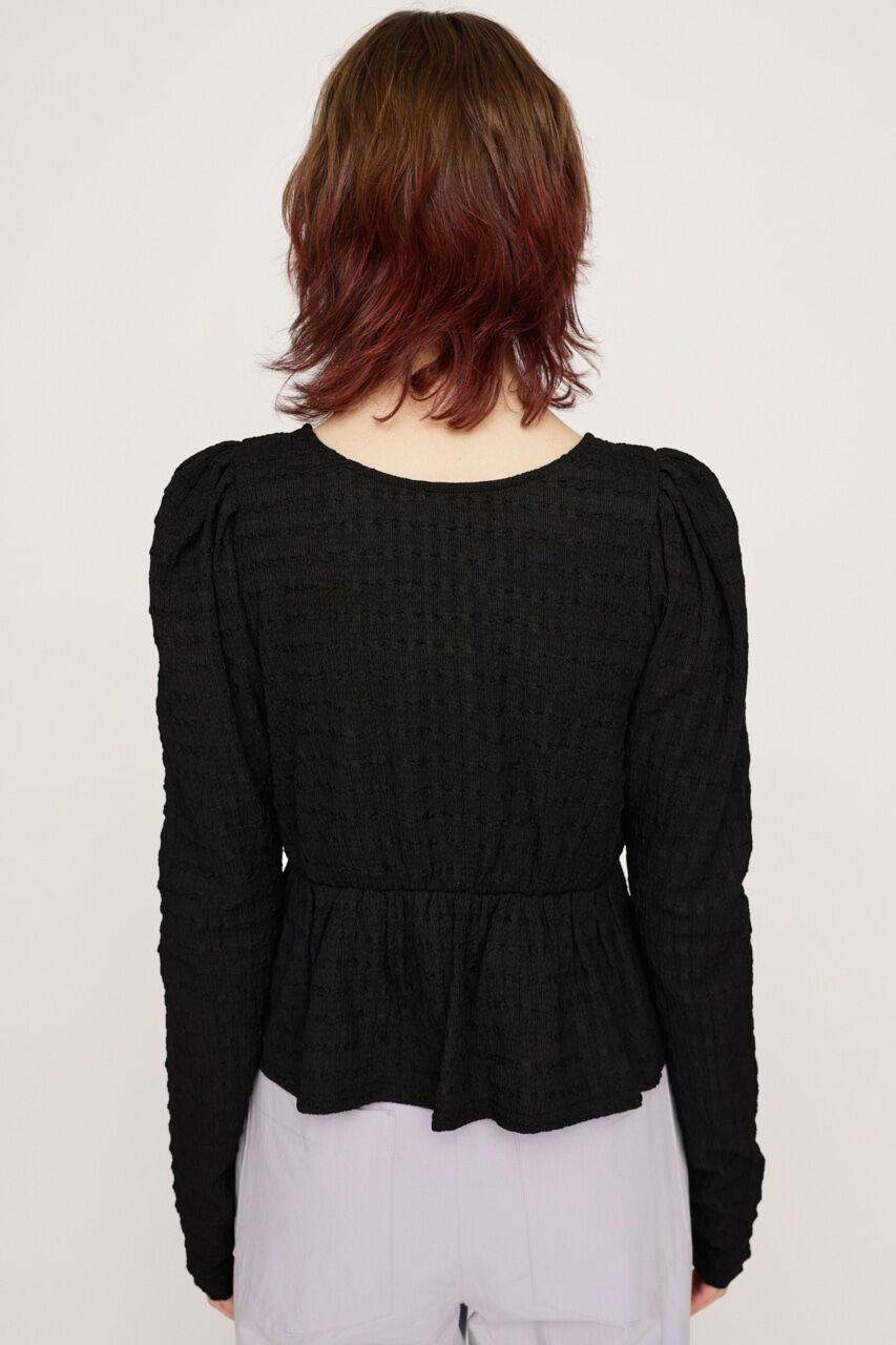 SLY「2WAY SWELLING JQ PUFF トップス」|Tシャツ・カットソー|