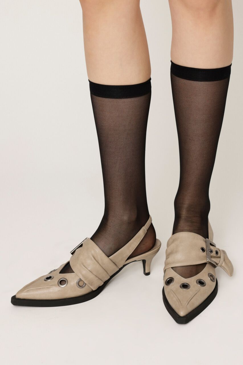 SLY「EYELET SLING パンプス」|パンプス|