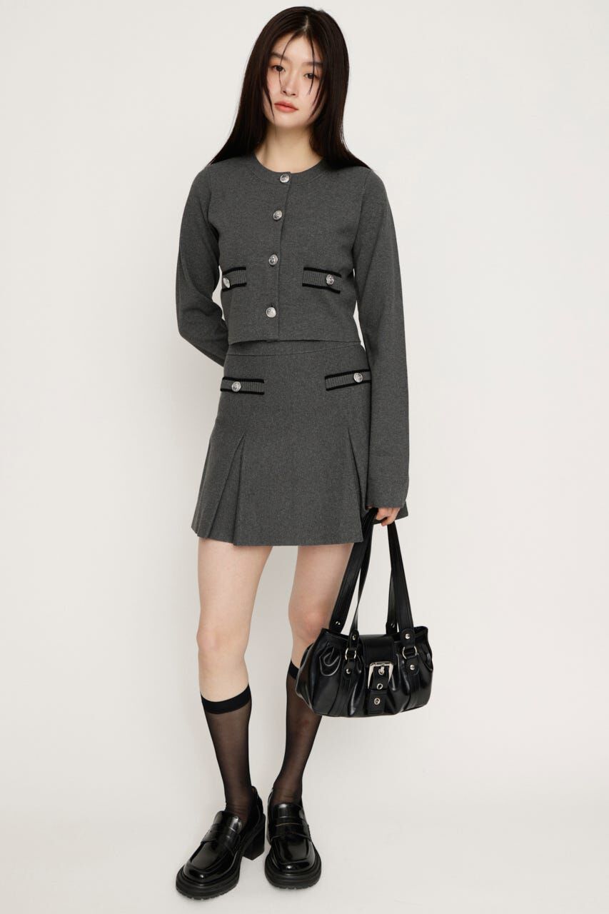 SLY「MILANO RIB KNIT カーディガン」|カーディガン|