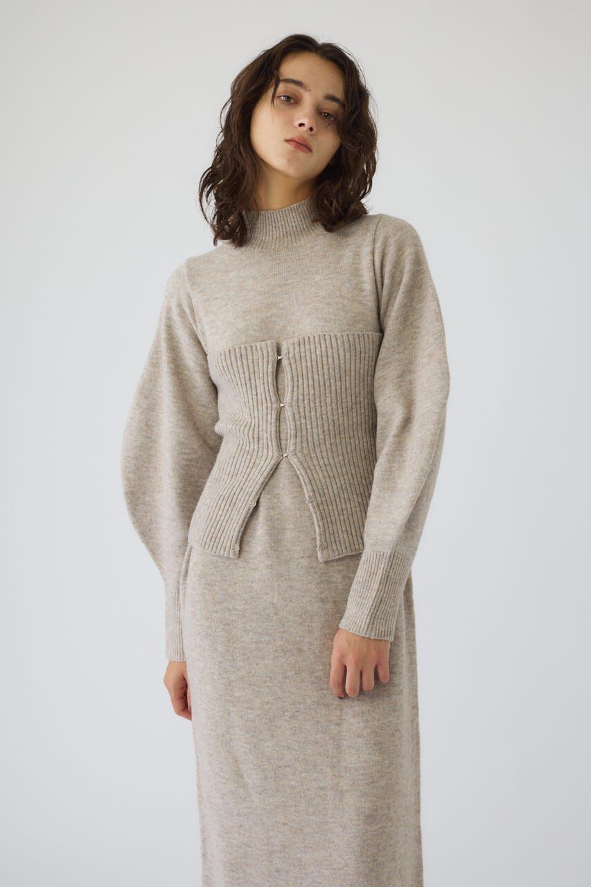 RIM.ARK 「Setting knit dress」|ワンピース|BEG