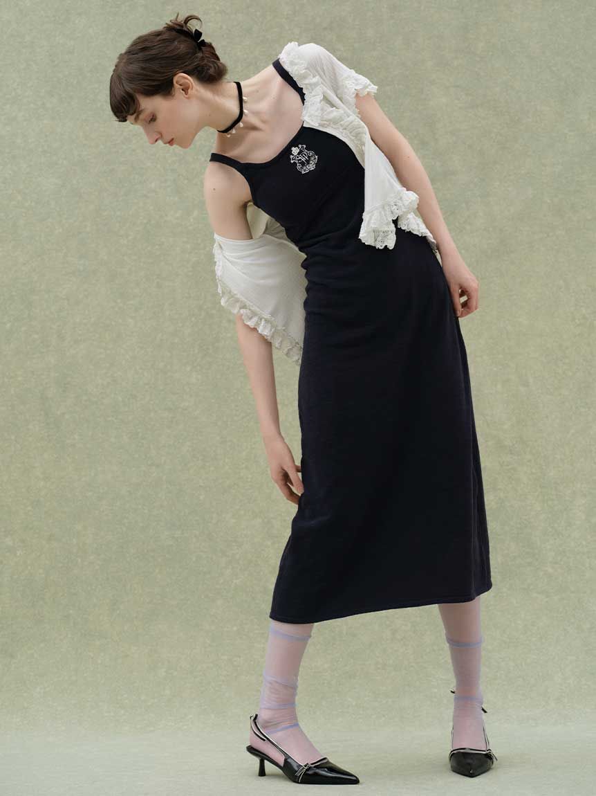 SNIDEL HOME「フリルレースカットプルオーバー」|ルームウェア|