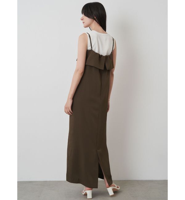 ELENDEEK「LAPEL I-LINE CAMI OP」|ワンピース|