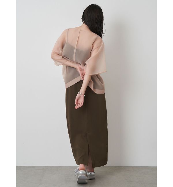 ELENDEEK「LAPEL I-LINE CAMI OP」|ワンピース|