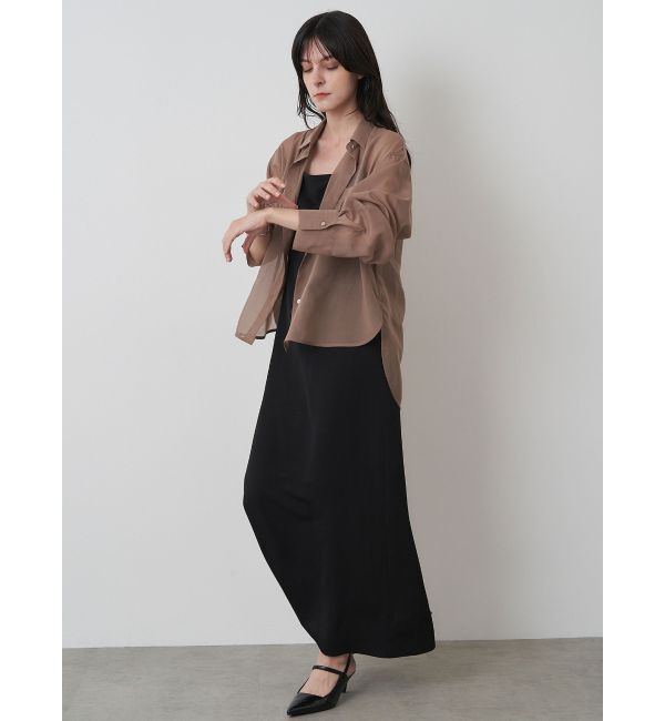 ELENDEEK「LAPEL I-LINE CAMI OP」|ワンピース|