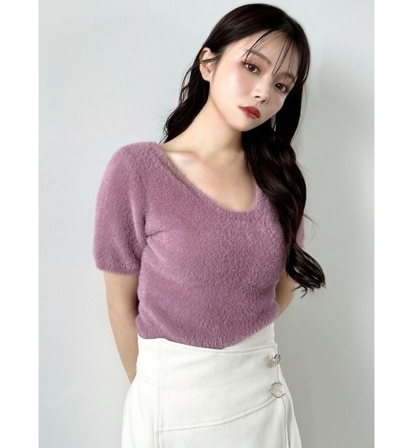RESEXXY「ミニシャギーニットトップス」|ニット・セーター|