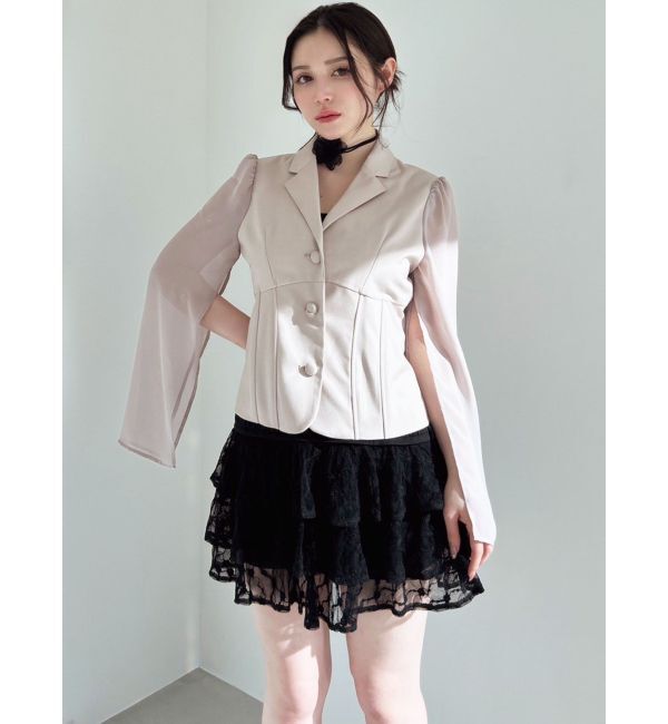 RESEXXY「フラワーモチーフシアーコサージュ」|ネックレス|