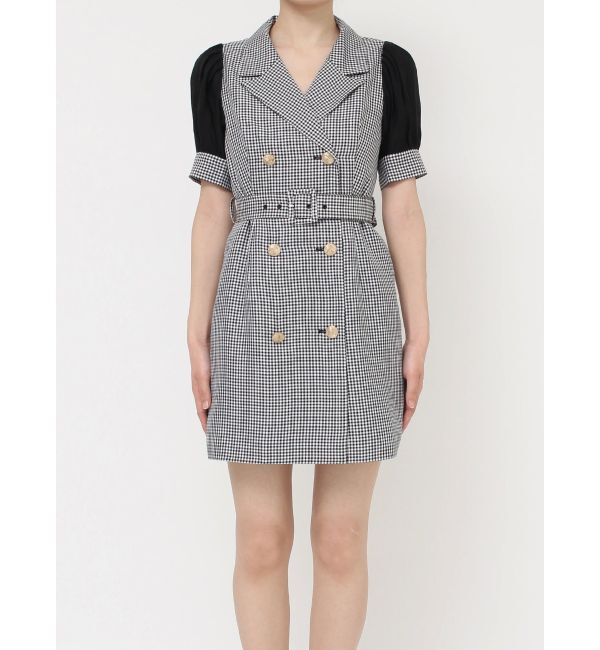 RESEXXY「スリーブシアーデザインミニワンピース」|ワンピース|