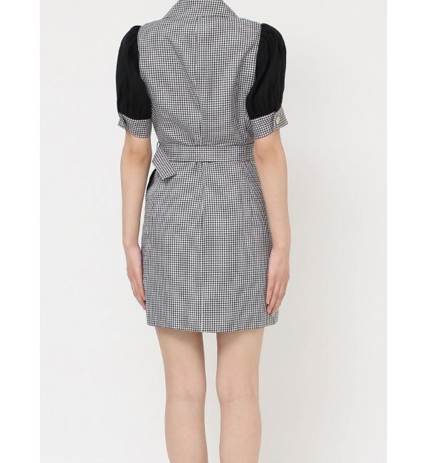 RESEXXY「スリーブシアーデザインミニワンピース」|ワンピース|